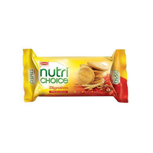 Britannia Nutri Chaoice Digestive Biscuit, 250 gm (Pack of 32 Pcs)